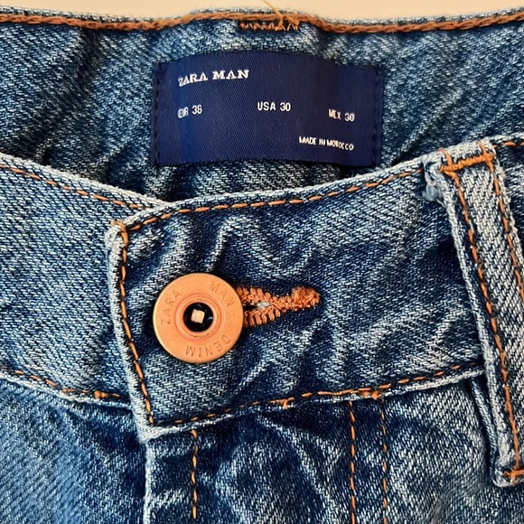 2 pair Zara Man “975” jeans men’s size 30 - Picture 6 of 13